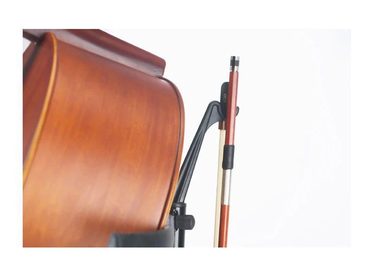 K&M 14100 Kontrabasstativ sort 